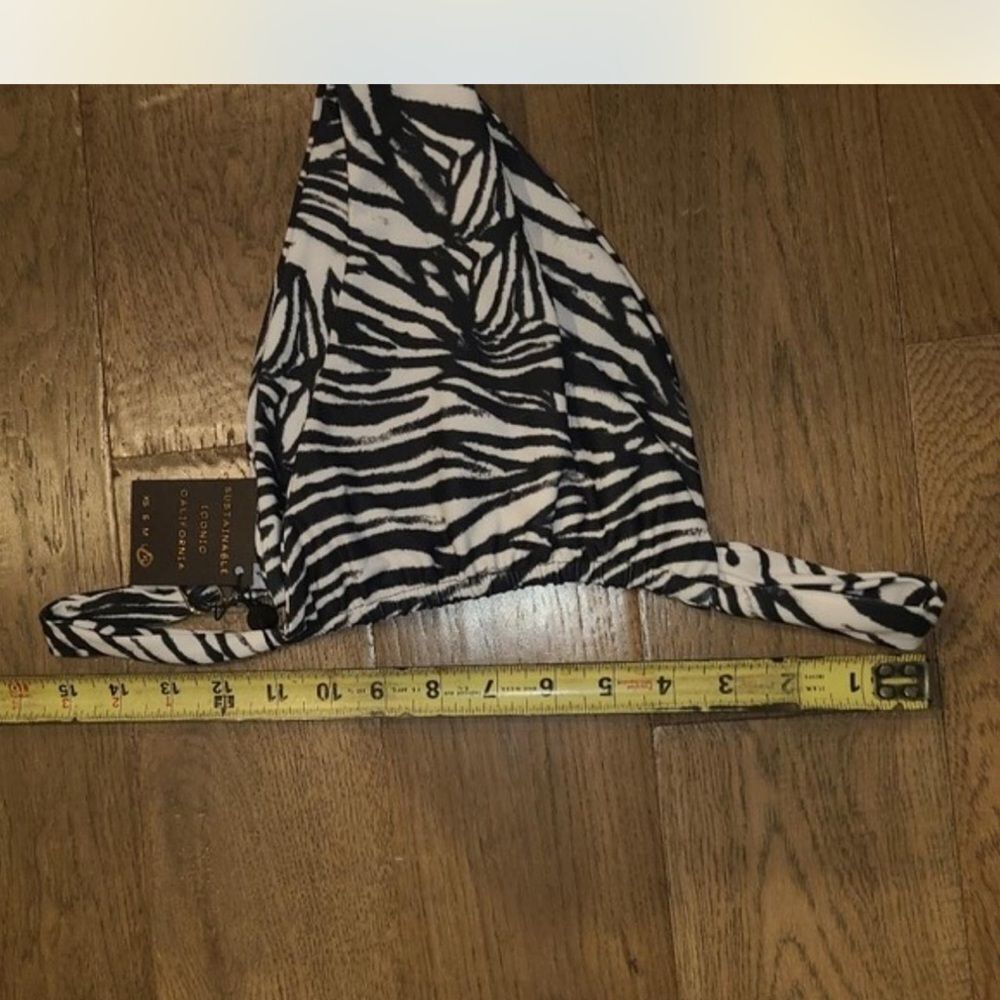 Skatie Zebra Print Bikini Bottom - Picture 4 of 6
